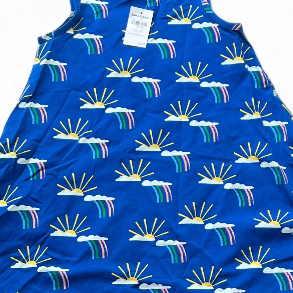 Hanna Andersson Rainbow Print Swing Dress NWT - Picture 1 of 8